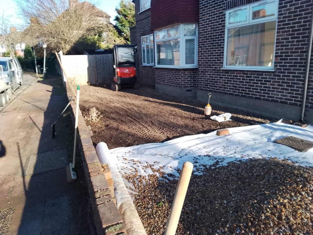 When we started the front garden in Wimbledon